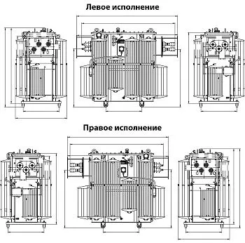 Фото чертежа ТМЗ 400/6/0,4